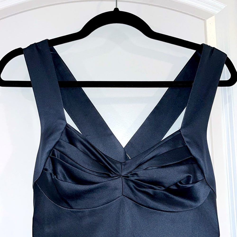 NWT Calvin Klein Formal Maxi Dress in Navy Blue